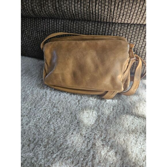 Montini Brown italian Leather bag - Picture 2 of 14
